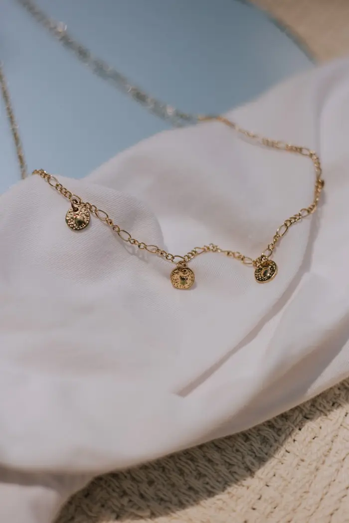 Handcrafted silver necklace